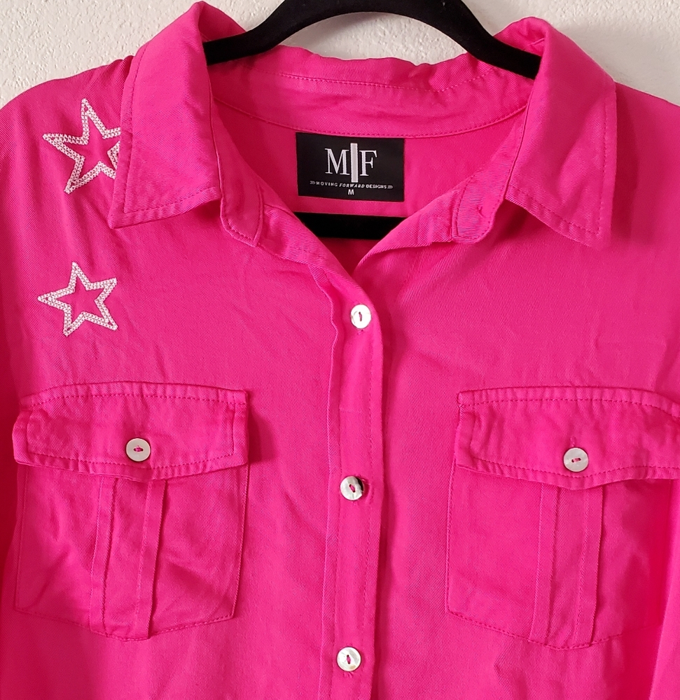 Moving Forward Designs Stars‎ Rhinestone Shirt. - Picture 7 of 14